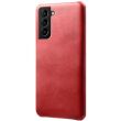 Защитный чехол KSQ Leather Cover для Samsung Galaxy S22 (S901) - Red (296336R)