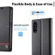 Захисний чохол LC.IMEEKE Carbon Fiber для Samsung Galaxy S25 (S931) - Horizontal Stripe (375351A). Фото 7 з 10