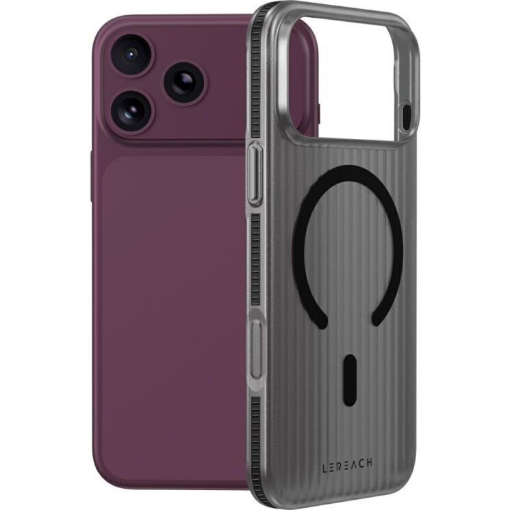 Защитный чехол LEREACH TOC Magnetic для iPhone 18 Pro Max - Black: фото 1 из 12