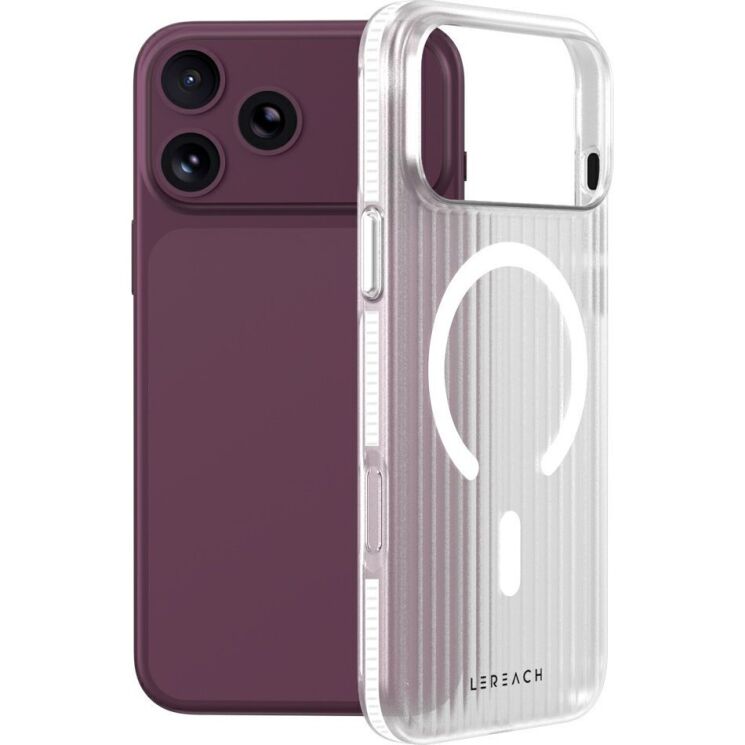 Захисний чохол LEREACH TOC Magnetic для iPhone 18 Pro - White (423655W) Захисний чохол LEREACH TOC Magnetic для iPhone 18 Pro - White: фото 1 з 12
