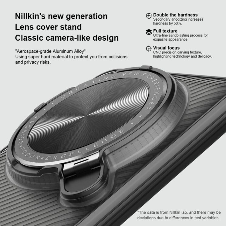 Защитный чехол NILLKIN CamShield Prop (Clear Version) для Xiaomi 15 Ultra - Black: фото 9 из 17