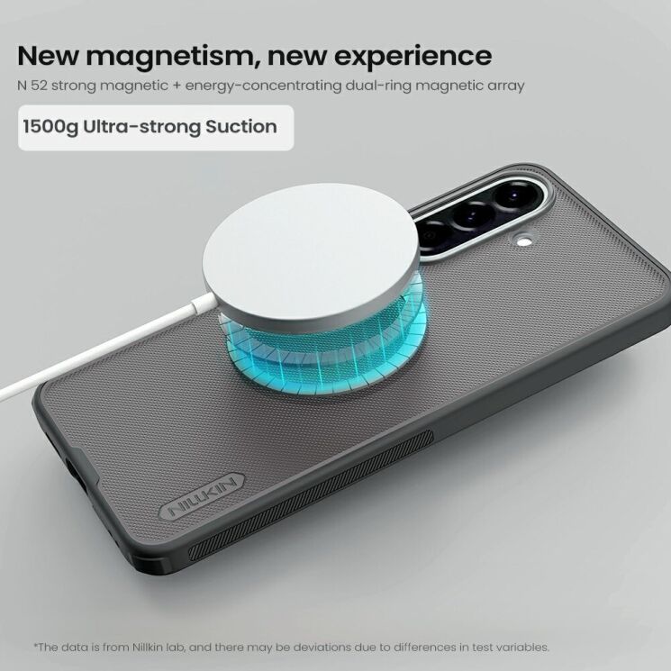 Защитный чехол NILLKIN Super Frosted Shield Pro Magnetic для Samsung Galaxy A57 (A576) - Transparent Black: фото 12 из 16