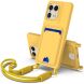 Защитный чехол Reframe Silicone Holder для Motorola Edge 50 Ultra - Yellow (354035Y). Фото 1 из 8