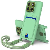 Защитный чехол Reframe Silicone Holder для Motorola Edge 70 Pro - Green: фото 1 из 7