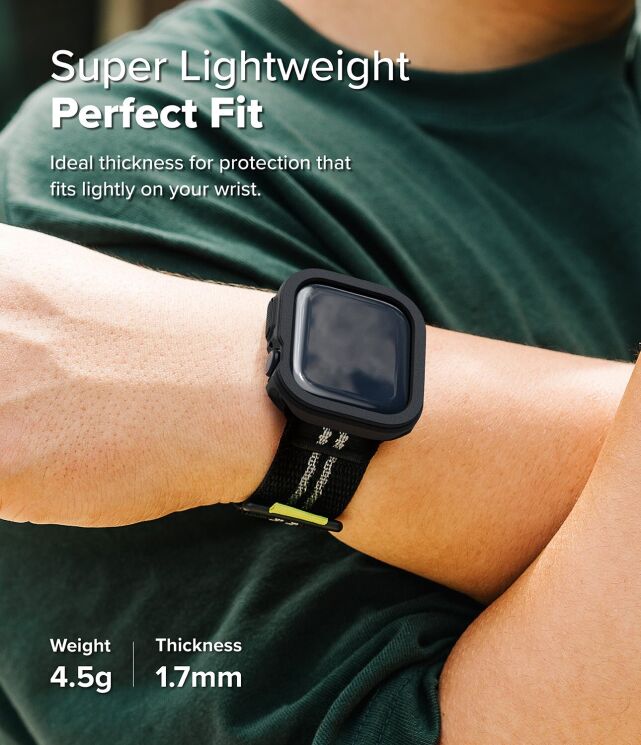 Захисний чохол Ringke Air Sports для Apple Watch 10 46 mm (8800274964082) - Black: фото 7 з 16