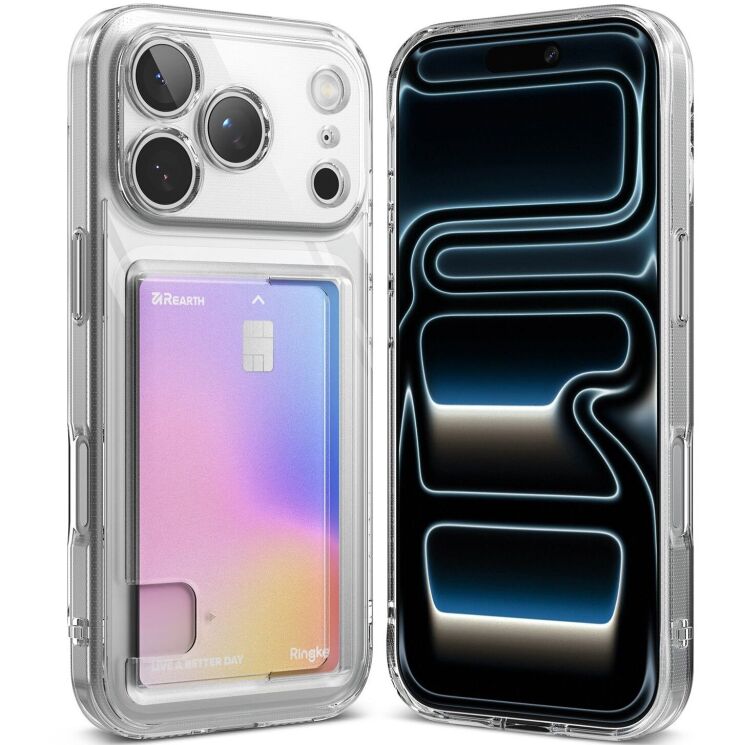 Защитный чехол Ringke Fusion Card для iPhone 17 Pro (8800328810839) - Clear: фото 1 из 11