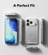 Защитный чехол Ringke Fusion Card для iPhone 17 Pro (8800328810839) - Clear (422736C). Фото 8 из 11
