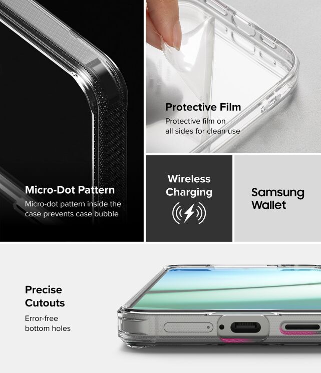 Захисний чохол Ringke Fusion Card для Samsung Galaxy S25 (S931) 8800274968219 - Clear: фото 13 з 14