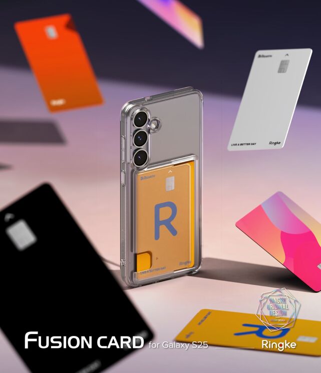 Захисний чохол Ringke Fusion Card для Samsung Galaxy S25 (S931) 8800274968219 - Clear: фото 2 з 14