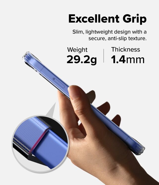 Защитный чехол Ringke Fusion для Google Pixel 10a (8800328818231) - Clear: фото 7 из 16