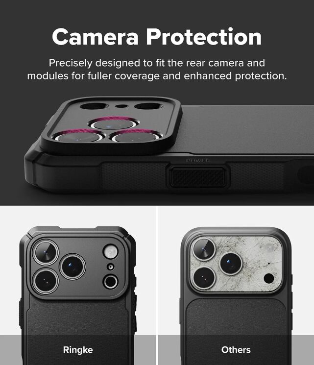 Защитный чехол Ringke Rugged Gear для iPhone 18 Pro (8800380463264) - Black (423774B) Защитный чехол Ringke Rugged Gear для iPhone 18 Pro (8800380463264) - Black: фото 9 из 14