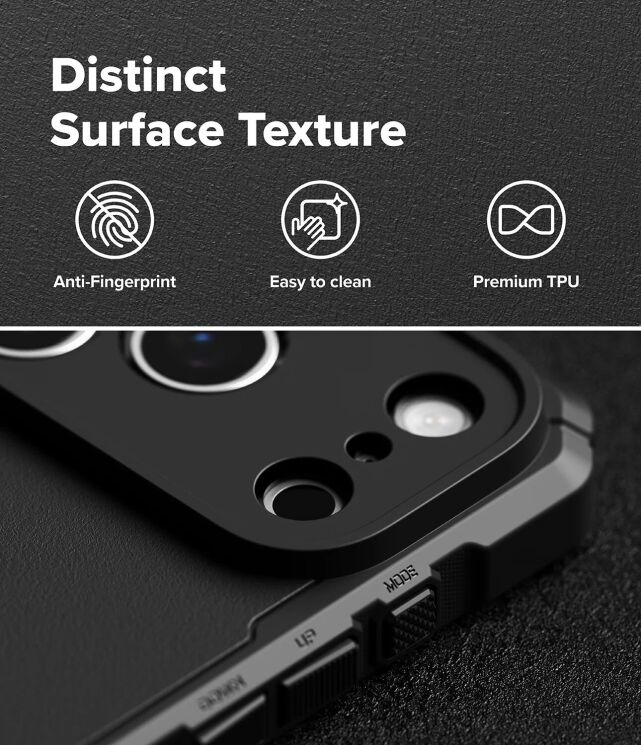 Защитный чехол Ringke Rugged Gear для iPhone 18 Pro (8800380463264) - Black (423774B) Защитный чехол Ringke Rugged Gear для iPhone 18 Pro (8800380463264) - Black: фото 6 из 14