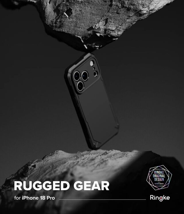 Защитный чехол Ringke Rugged Gear для iPhone 18 Pro (8800380463264) - Black (423774B) Защитный чехол Ringke Rugged Gear для iPhone 18 Pro (8800380463264) - Black: фото 2 из 14