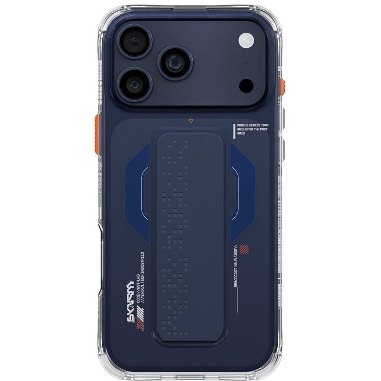 Защитный чехол SKINARMA HAXA Mag-Charge для iPhone 17 Pro Max (SK-IP17PM-HAXA-BLU) - Blue: фото 1 из 5