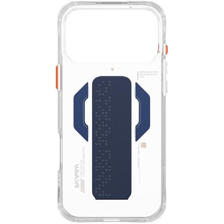 Защитный чехол SKINARMA HAXA Mag-Charge для iPhone 17 Pro Max (SK-IP17PM-HAXA-BLU) - Blue: фото 4 из 5