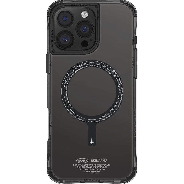 Защитный чехол SKINARMA SAIDO Mag-Charge для Apple iPhone 16 Pro - Black: фото 1 из 10