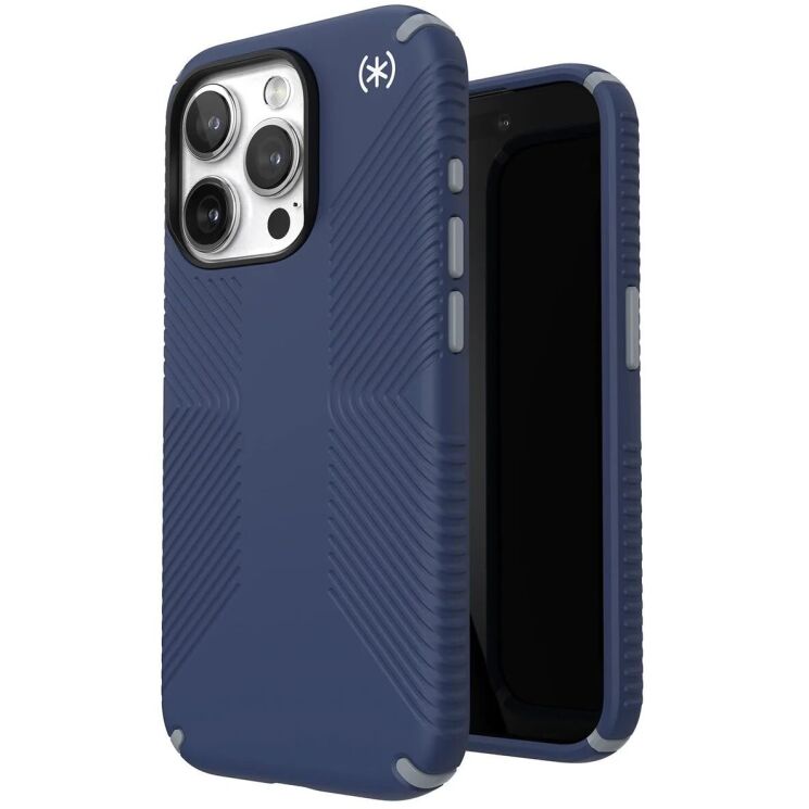 Защитный чехол Speck Presidio2 Grip MagSafe для Apple iPhone 15 Pro (150575-3206) - Coastal Blue: фото 1 из 10