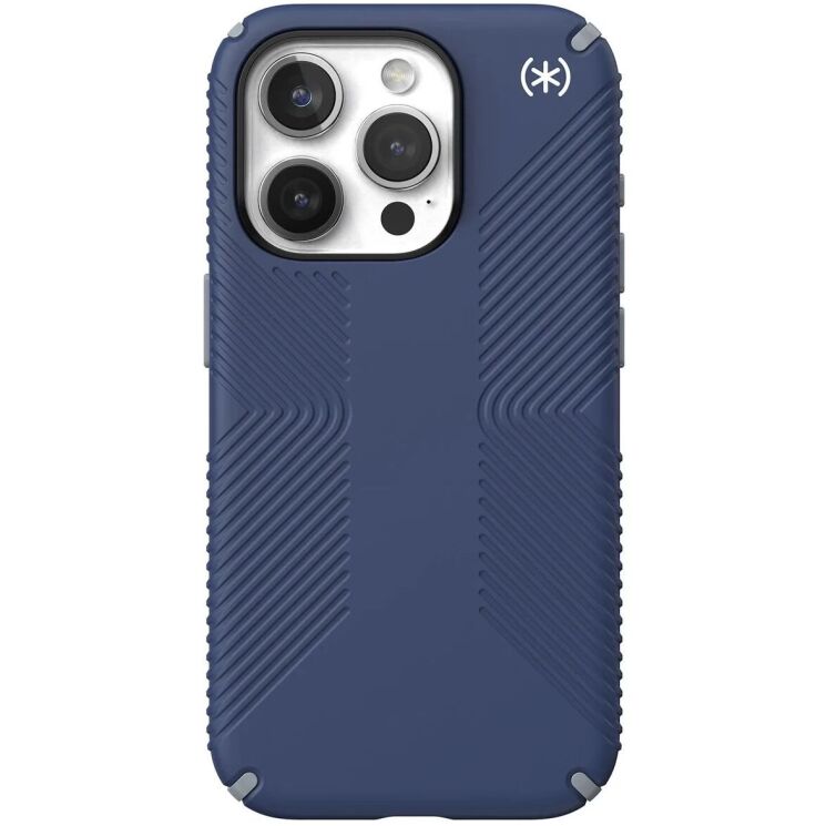 Защитный чехол Speck Presidio2 Grip MagSafe для Apple iPhone 15 Pro (150575-3206) - Coastal Blue: фото 2 из 10