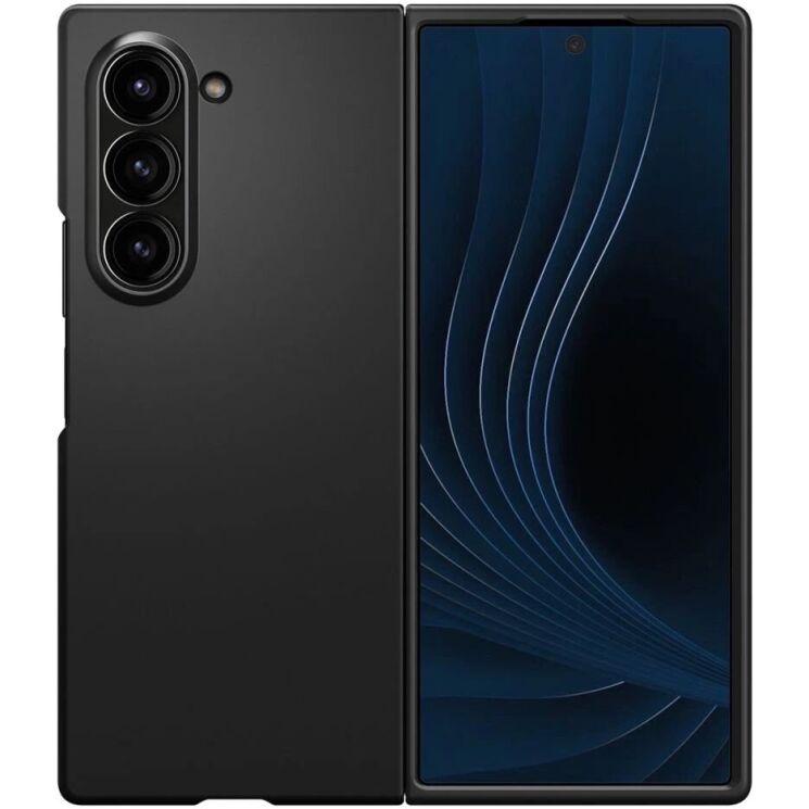 Защитный чехол Spigen (SGP) AirSkin (FF) для Samsung Galaxy Fold 6 - Black: фото 2 из 14