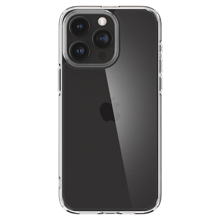 Захисний чохол Spigen (SGP) Crystal Hybrid для Apple iPhone 15 Pro - Crystal Clear: фото 2 з 9