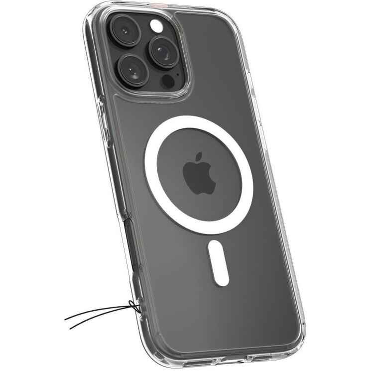 Защитный чехол Spigen (SGP) Crystal Hybrid (MagFit) для Apple iPhone 16 Pro (ACS08162) - Clear: фото 4 из 13