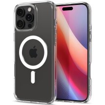 Защитный чехол Spigen (SGP) Crystal Hybrid (MagFit) для Apple iPhone 16 Pro (ACS08162) - Clear: фото 1 из 13