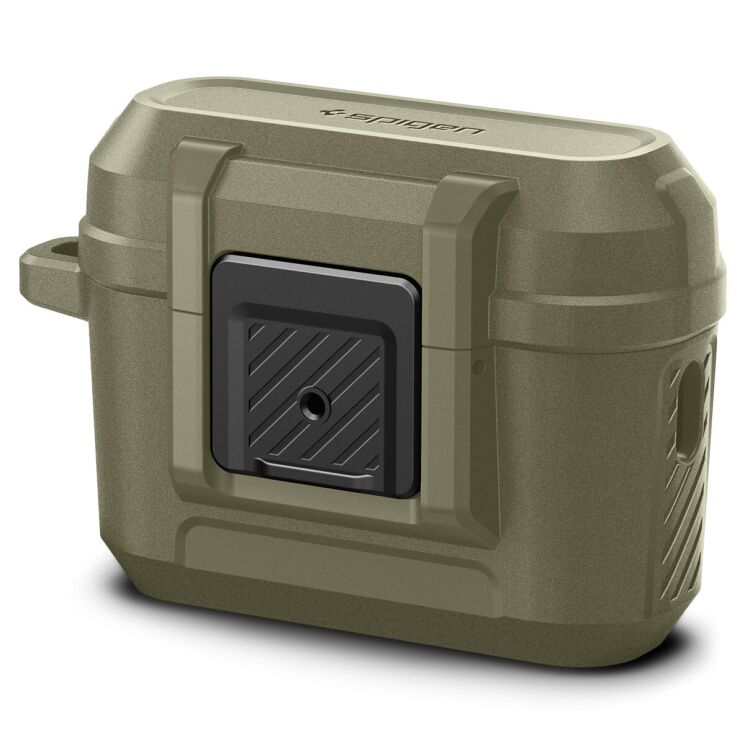 Захисний чохол Spigen (SGP) Lock Fit для Apple AirPods Pro 2 - Vintage Khaki: фото 14 з 22