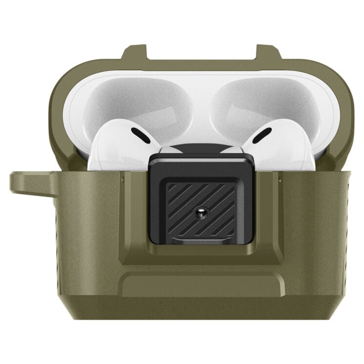 Захисний чохол Spigen (SGP) Lock Fit для Apple AirPods Pro 2 - Vintage Khaki: фото 6 з 22