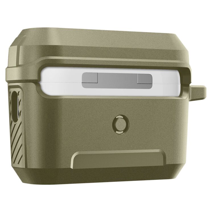 Захисний чохол Spigen (SGP) Lock Fit для Apple AirPods Pro 2 - Vintage Khaki: фото 9 з 22