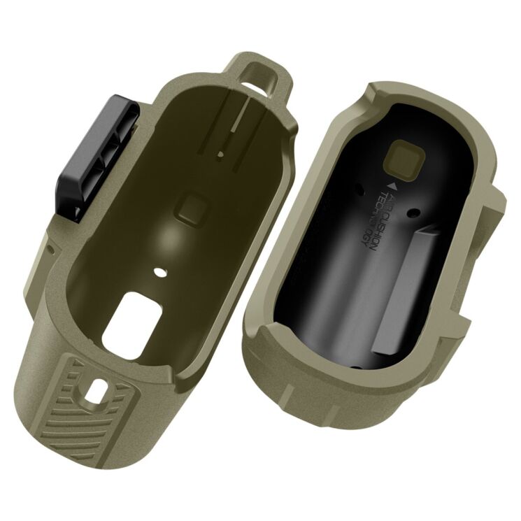 Захисний чохол Spigen (SGP) Lock Fit для Apple AirPods Pro 2 - Vintage Khaki: фото 13 з 22