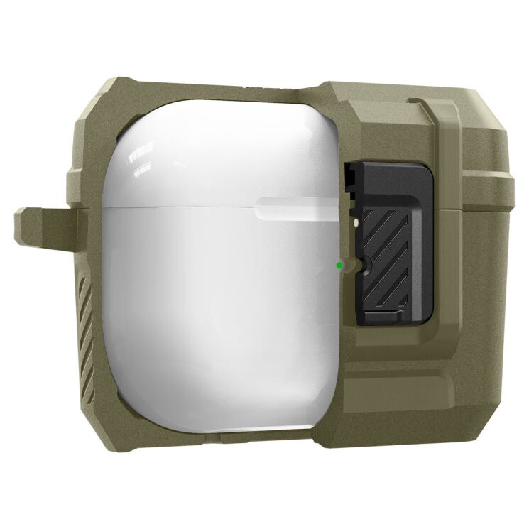 Захисний чохол Spigen (SGP) Lock Fit для Apple AirPods Pro 2 - Vintage Khaki: фото 10 з 22