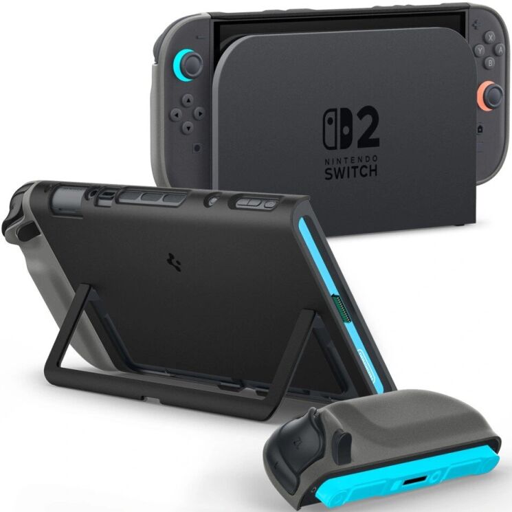 Захисний чохол Spigen (SGP) Nano Pop (FC) для Nintendo Switch 2 (ACS10206) - Black Sesame: фото 12 з 24