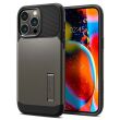 Защитный чехол Spigen (SGP) Slim Armor (MagFit) для Apple iPhone 14 Pro - Gunmetal (301351H)