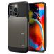 Защитный чехол Spigen (SGP) Slim Armor (MagFit) для Apple iPhone 14 Pro - Gunmetal (301351H). Фото 1 из 10