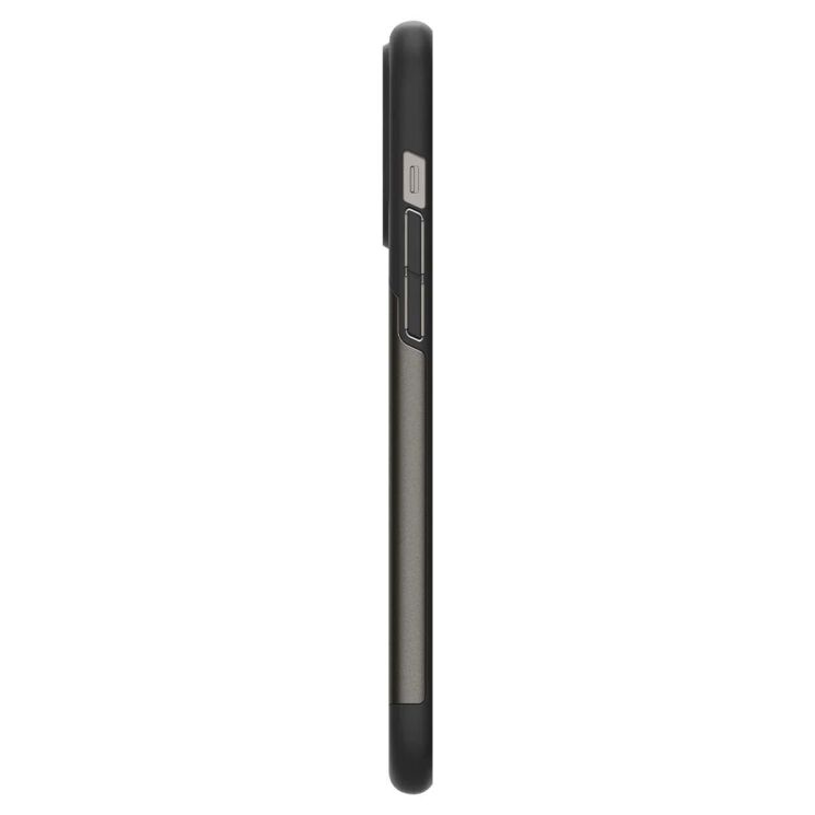 Защитный чехол Spigen (SGP) Slim Armor (MagFit) для Apple iPhone 14 Pro - Gunmetal: фото 9 из 10