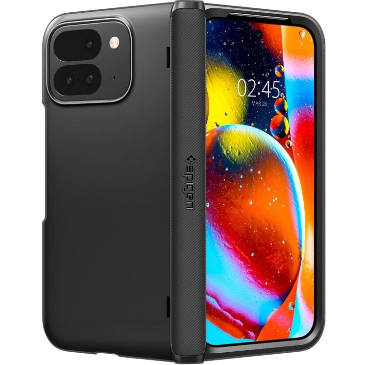 Защитный чехол Spigen (SGP) Slim Armor Pro для Google Pixel 9 Pro Fold - Black: фото 5 из 21