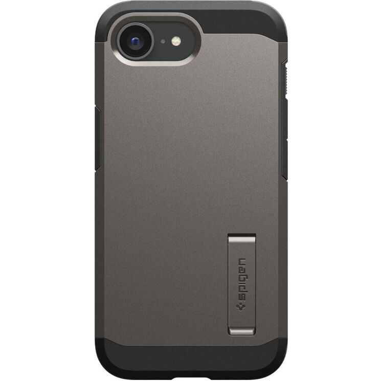 Защитный чехол Spigen (SGP) Tough Armor (MagFit) для Apple iPhone 16e (ACS09136) - Gunmetal: фото 3 из 18