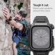 Захисний чохол Spigen (SGP) Tough Armor Pro Metal для Apple Watch 45 mm (7 / 8 / 9 Series) - Metal Black (286428B). Фото 11 з 15