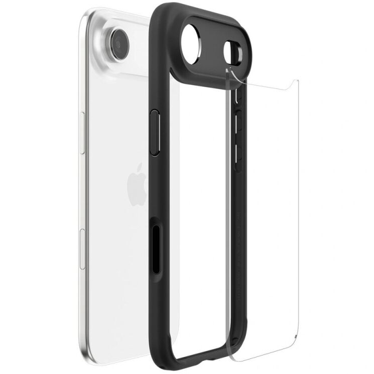 Защитный чехол Spigen (SGP) Ultra Hybrid для iPhone Air (ACS10310) - Matte Black: фото 6 из 14
