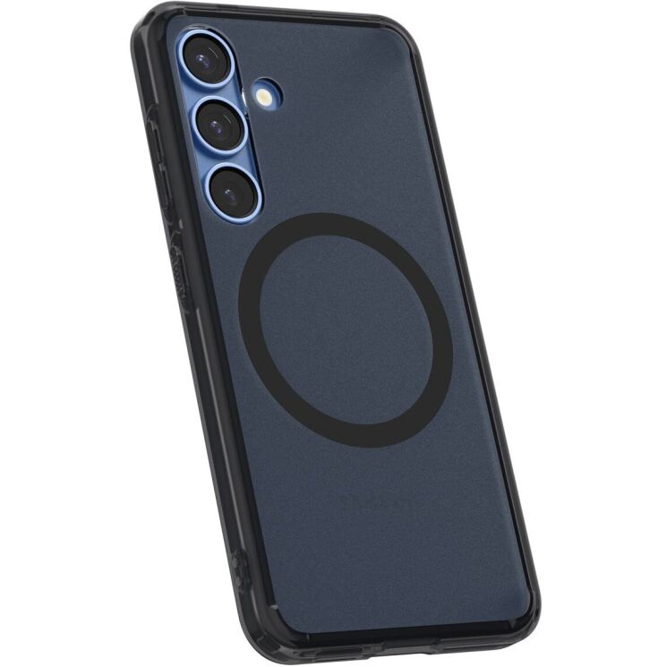 Защитный чехол Spigen (SGP) Ultra Hybrid (MagFit) для Samsung Galaxy S25 (S931) ACS09005 - Frost Black: фото 3 из 17