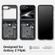 Захисний чохол Spigen (SGP) Ultra Hybrid Pro Zero One для Samsung Galaxy Flip 6 (ACS08289) - Black (357564B). Фото 13 з 18