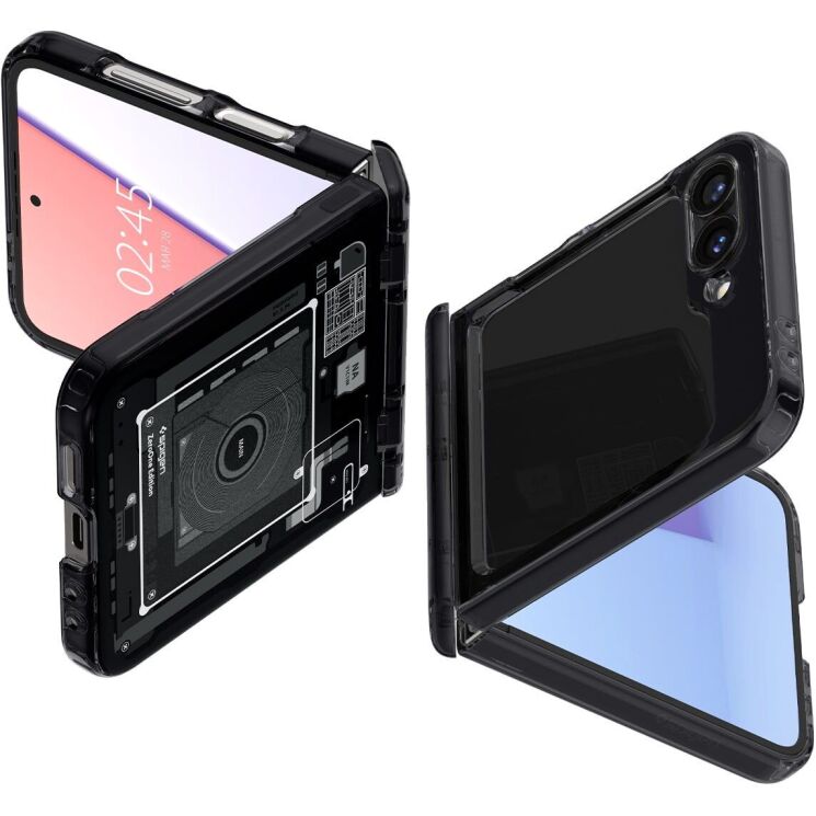 Захисний чохол Spigen (SGP) Ultra Hybrid Pro Zero One для Samsung Galaxy Flip 6 (ACS08289) - Black: фото 1 з 18