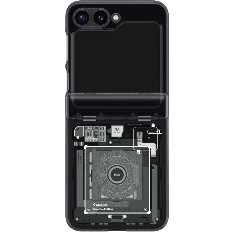 Захисний чохол Spigen (SGP) Ultra Hybrid Pro Zero One для Samsung Galaxy Flip 6 (ACS08289) - Black: фото 2 з 18