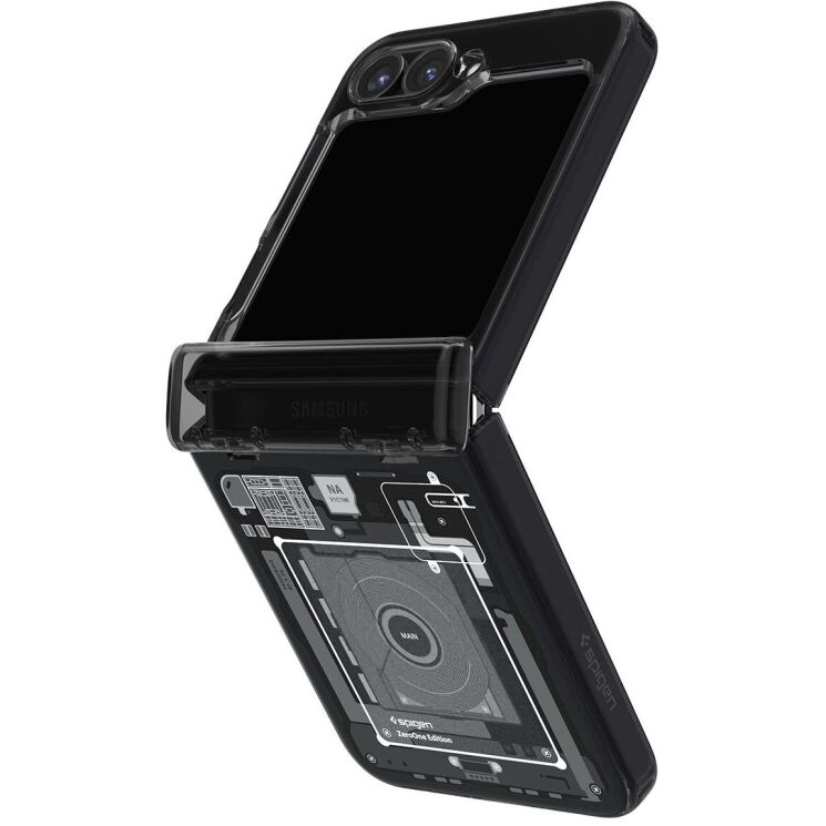 Захисний чохол Spigen (SGP) Ultra Hybrid Pro Zero One для Samsung Galaxy Flip 6 (ACS08289) - Black: фото 3 з 18