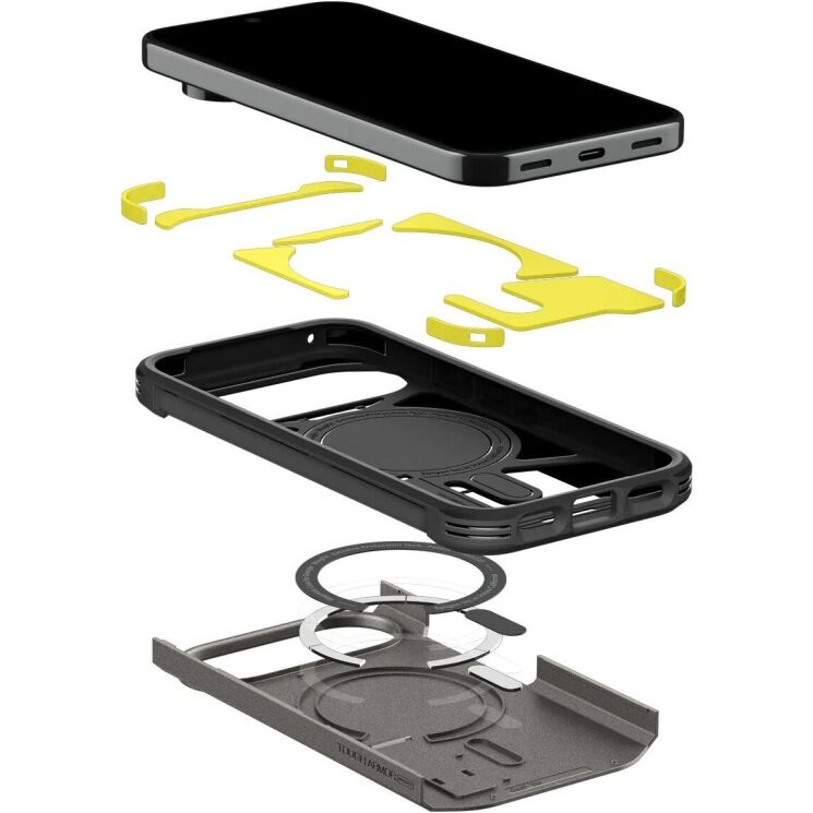 Захисний чохол Spigen Tough Armor (MagFit) для Google Pixel 11 Pro (ACS11860) - Gunmetal: фото 5 з 12