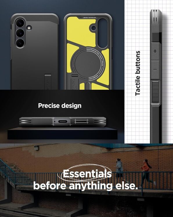 Защитный чехол Spigen Tough Armor (MagFit) для Samsung Galaxy S25 FE (S731) ACS10029 - Black: фото 14 из 14