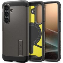 Защитный чехол Spigen Tough Armor (MagFit) для Samsung Galaxy S26 Plus (S947) ACS10714 - Gunmetal: фото 1 из 13