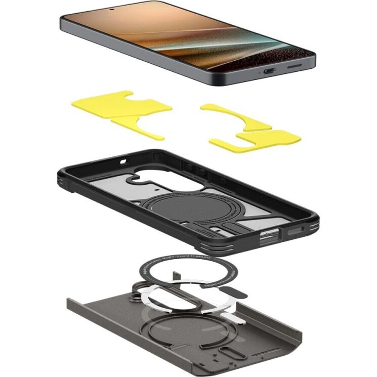 Защитный чехол Spigen Tough Armor (MagFit) для Samsung Galaxy S26 Plus (S947) ACS10714 - Gunmetal: фото 7 из 13