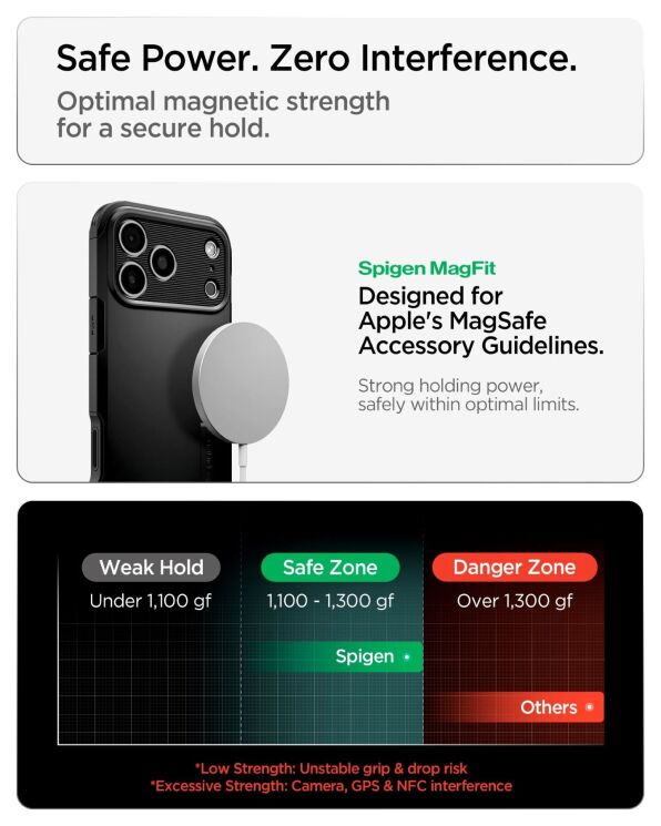 Захисний чохол Spigen Tough Armor T (MagFit) для iPhone 18 Pro (ACS12173) - Black (440106B) Захисний чохол Spigen Tough Armor T (MagFit) для iPhone 18 Pro (ACS12173) - Black: фото 16 з 16