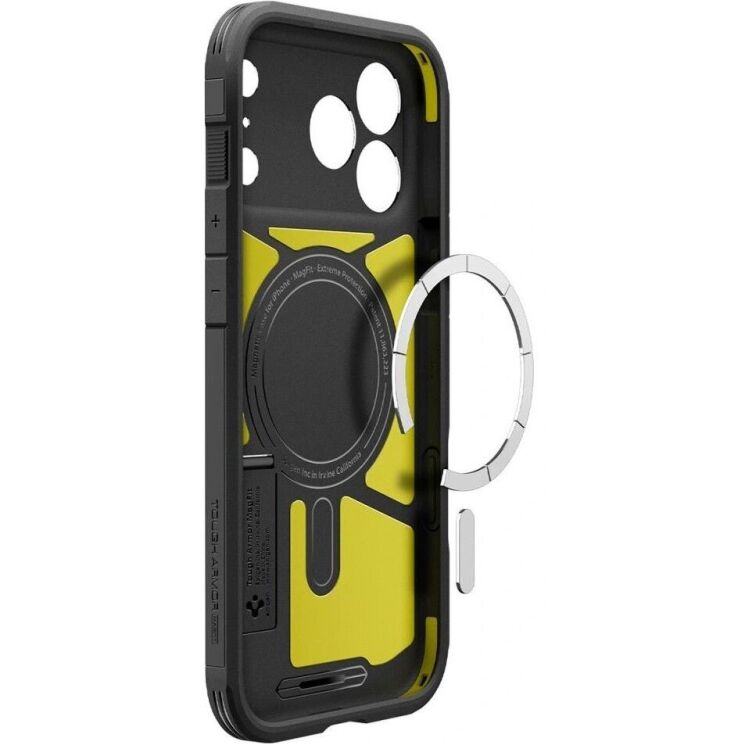 Захисний чохол Spigen Tough Armor T (MagFit) для iPhone 18 Pro (ACS12173) - Black (440106B) Захисний чохол Spigen Tough Armor T (MagFit) для iPhone 18 Pro (ACS12173) - Black: фото 6 з 16